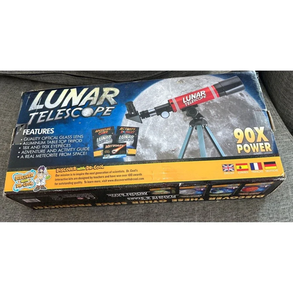 Lunar Telescope Discover With Dr Cool 90X Power